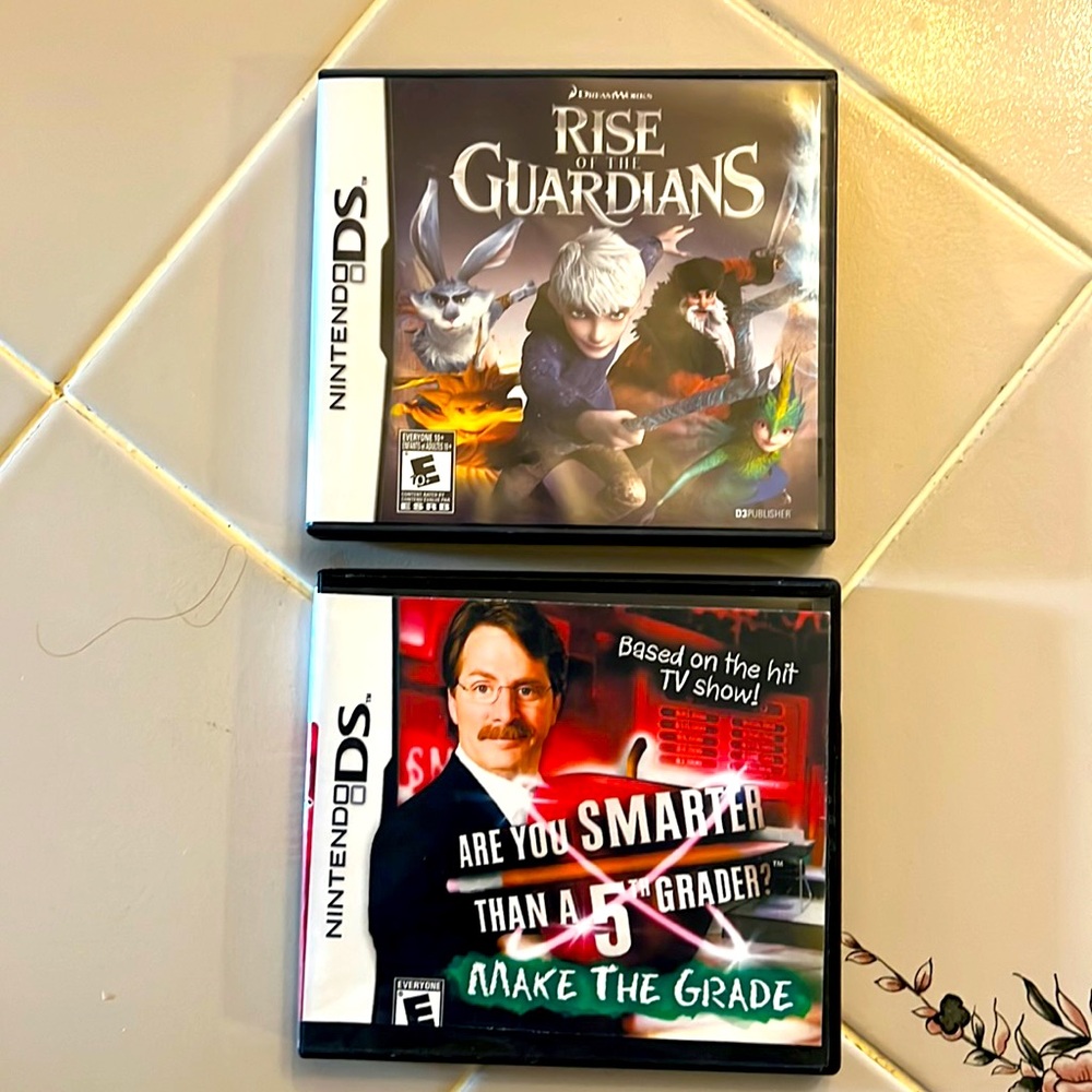 Nintendo DS Games lot of 2